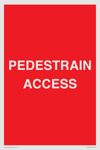 PEDESTRAIN ACCESS